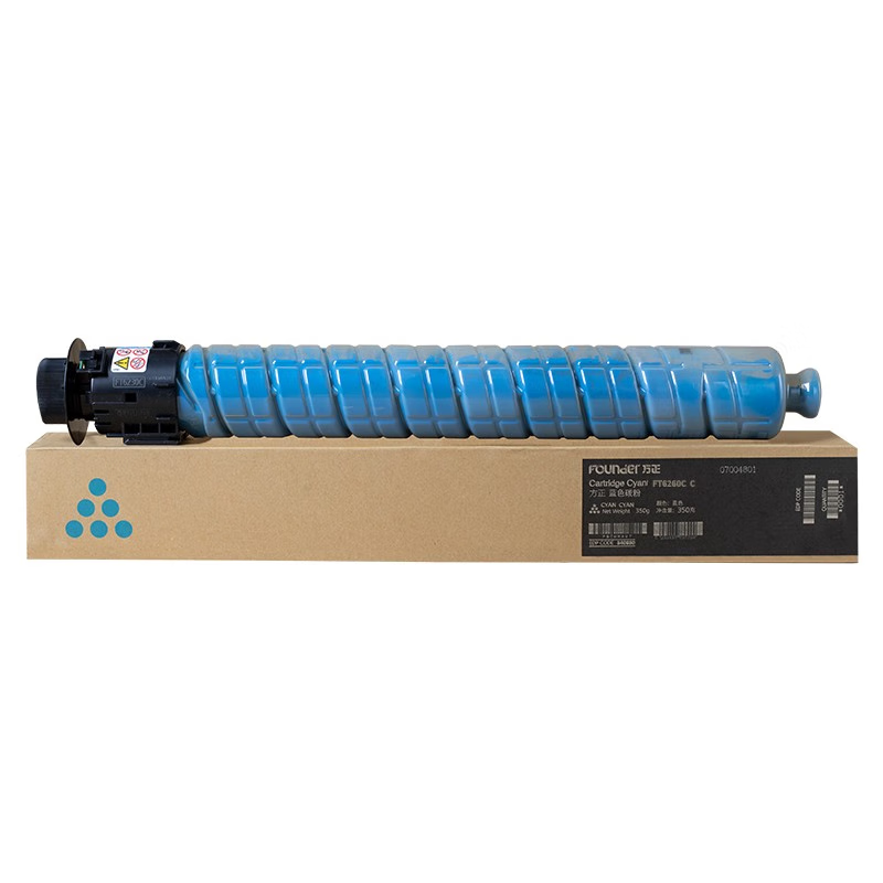 方正FT6260彩色碳粉墨粉原装耗材(适用于FR6245C、FR6260C)蓝色