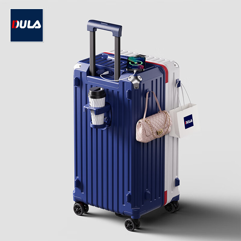 DULA  加厚运动版拉链款行李箱30寸D2188-30寸