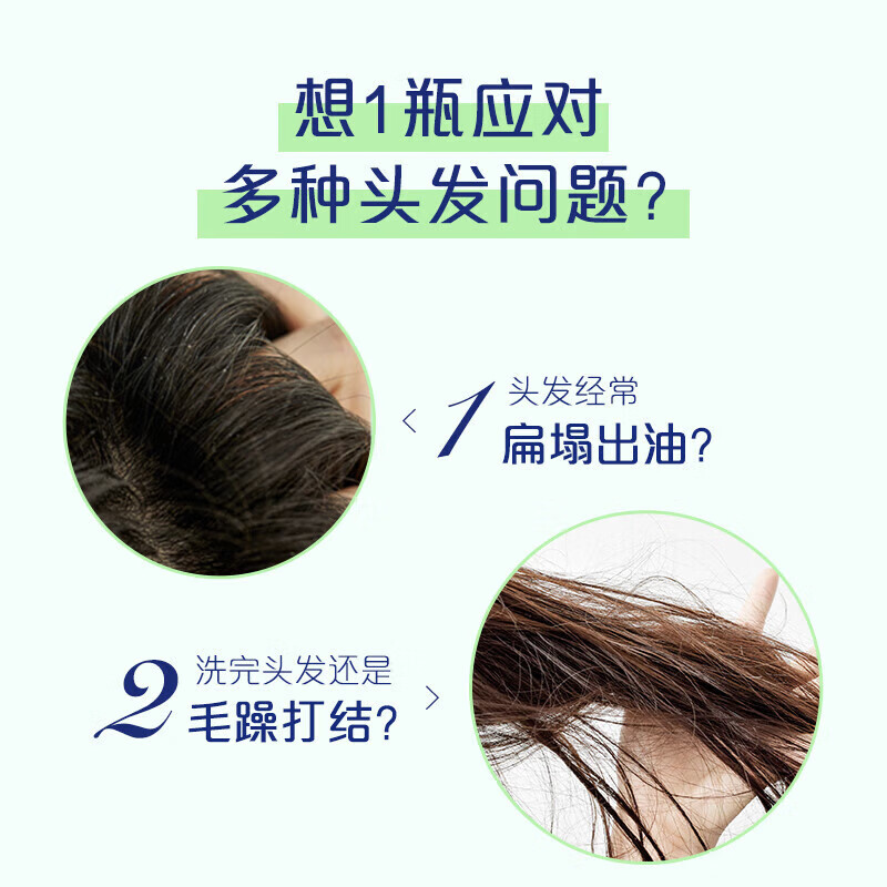 飘柔日常护理双效清爽去油洗发露 360g