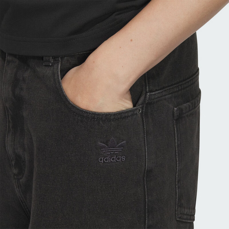 三叶草（Adidas）阿迪达斯ADIDAS 三叶草男子运动休闲长裤JY0203 黑色  26 