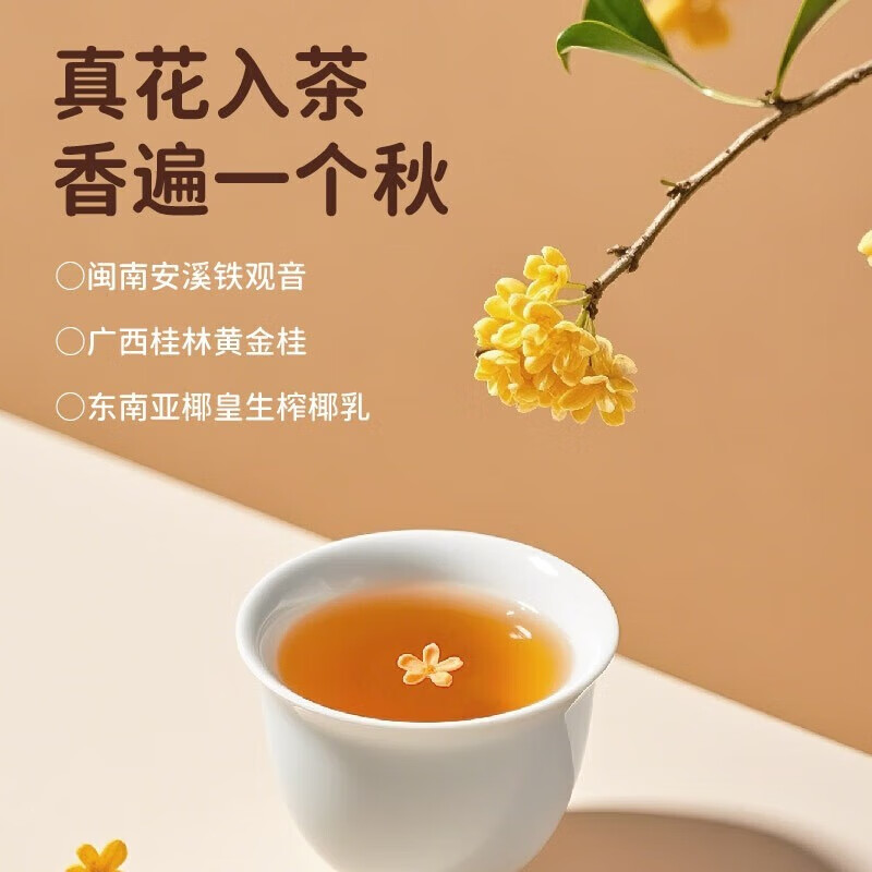 可可满分 0反式脂肪酸 清新爽口 桂馥椰乳茶 320ml*15瓶 整箱装