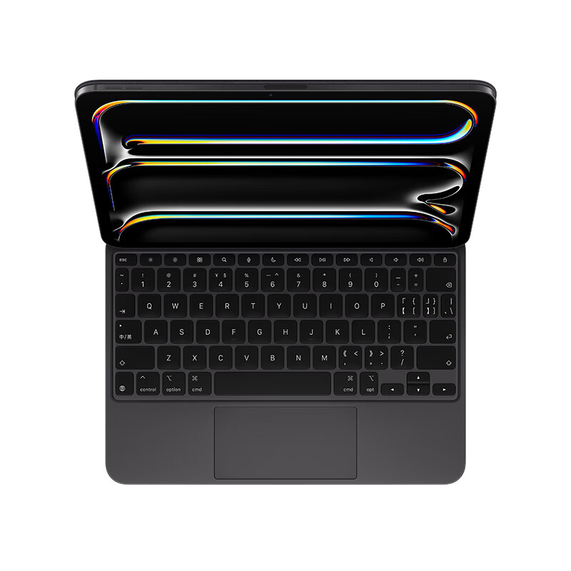 Apple/苹果 妙控键盘 - 适用于 13 英寸 iPad Pro (M4) - 中文 (拼音) - 黑色 原装平板键盘 MWR53CH/A