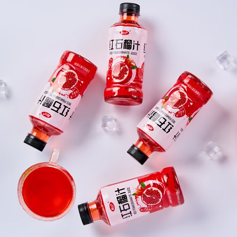 趣小馋 石榴汁饮料310ml*15瓶 小瓶装复合果汁夏季清凉饮品