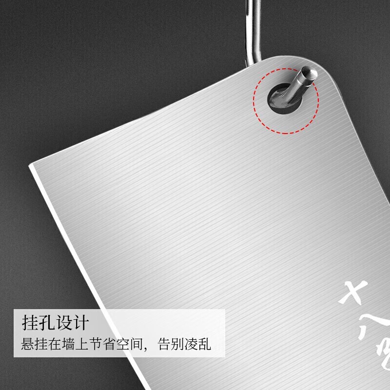 双立人十八子作厨师专用菜刀锋利切菜切肉厨片刀酒店商用刀具(大号）