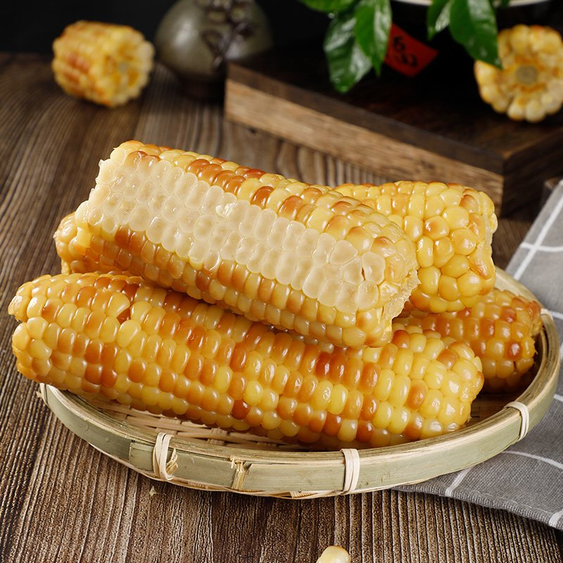 滇二娃 西双版纳小花糯玉米1.5kg*3/箱 真空锁鲜即食包谷早餐代餐玉米棒