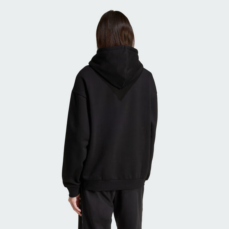 三叶草（Adidas）阿迪达斯ADIDAS 三叶草男子运动休闲连帽卫衣JC6251 黑色  XS 