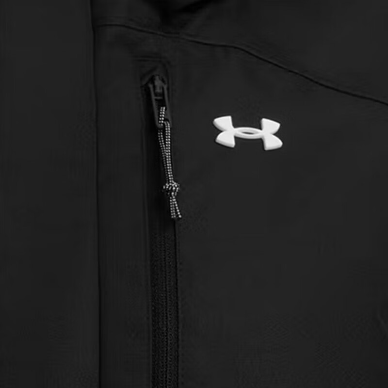 安德玛（Under Armour）女子三合一运动户外夹克外套1371593-002 黑色  S 