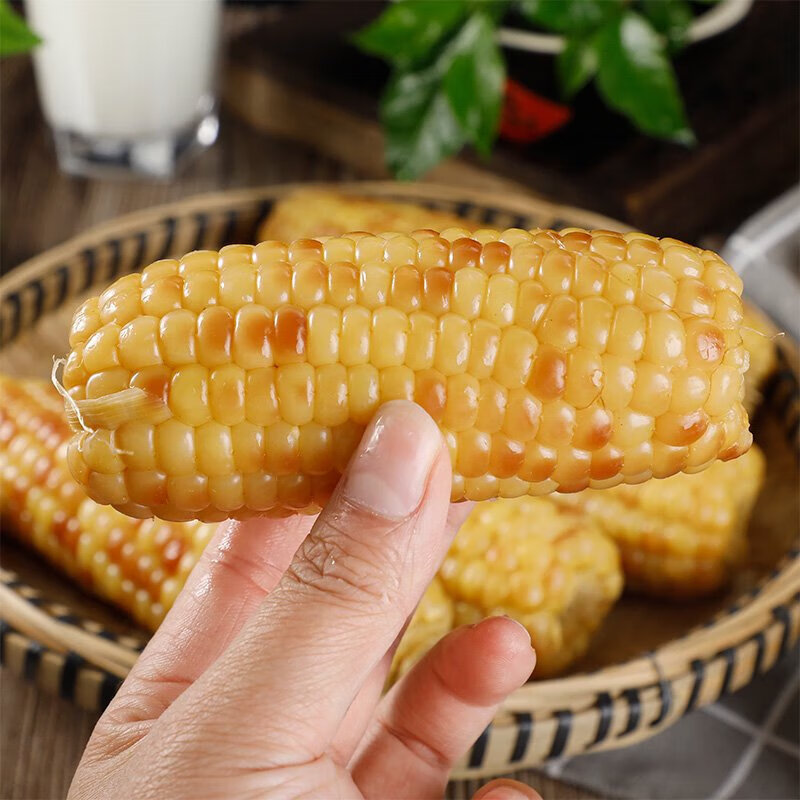 滇二娃 西双版纳小花糯玉米1.5kg*3/箱 真空锁鲜即食包谷早餐代餐玉米棒