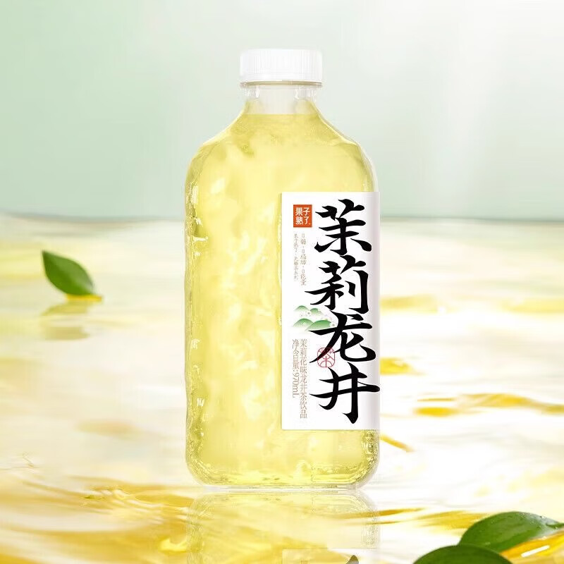 果子熟了 无糖乌龙茶-茉莉龙井 【970ml*12瓶x2箱】聚会出游 茶饮品