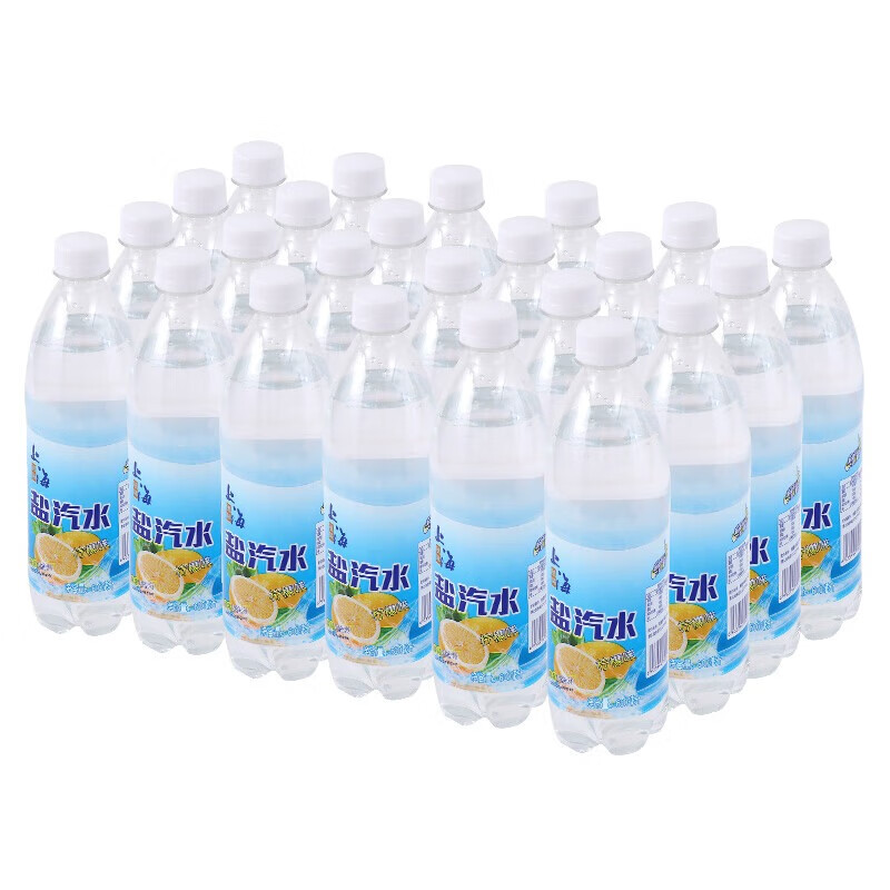 冰极湾 盐汽水600ml*24瓶整箱 3箱装 老上海气水无糖碳酸饮料饮品a