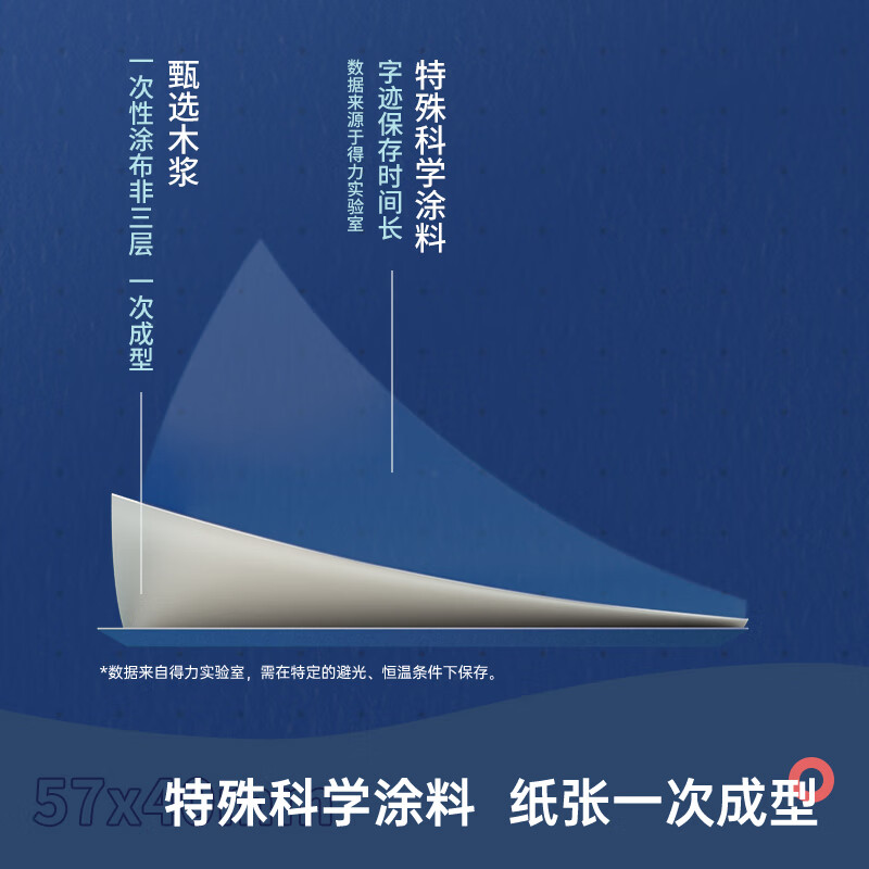 得力（deli）莱茵河外卖收银纸超市餐饮小票热敏打印纸刷卡机酒店餐厅 热敏收银纸57*40型 4卷3201