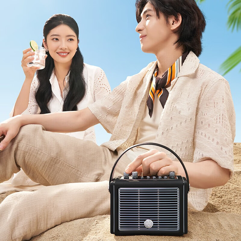 猫王音响X2音响支持4G+WIFI蓝牙音响电脑音箱便携式低音炮户外音响 清新绿