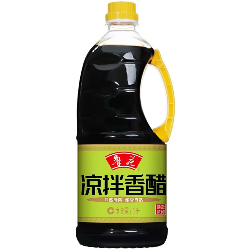 鲁花 家庭必备香醋 蘸饺子凉拌炒菜调味口感清爽酸香凉拌香醋 1L*