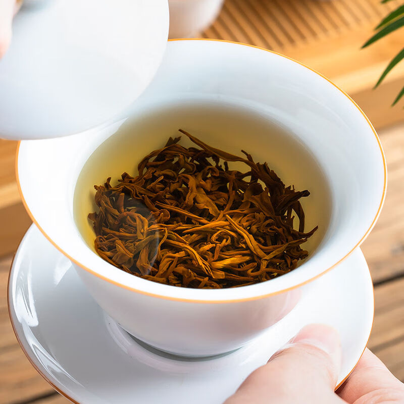 清湍韵金骏眉新茶特级蜜香黄芽金俊眉武夷红茶浓香型茶叶送礼装500g罐装