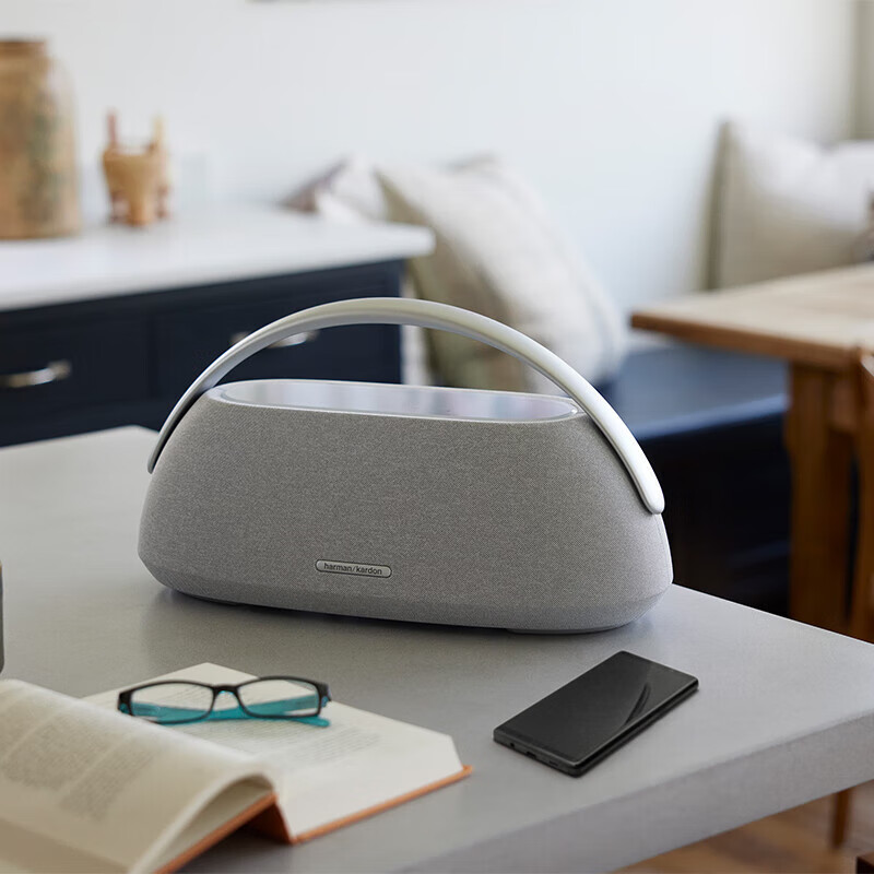 Harman Kardon/哈曼卡顿 GO+PLAY 3 边走边唱三代户外音响 便携蓝牙音箱 三分频设计  家用影院音响 灰色