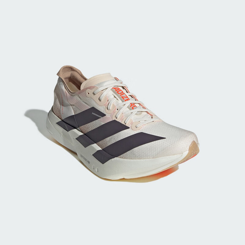 阿迪达斯 （adidas）男 跑步系列 ADIZERO ADIOS PRO 4 M 跑步鞋 JR6367 粉白  42 