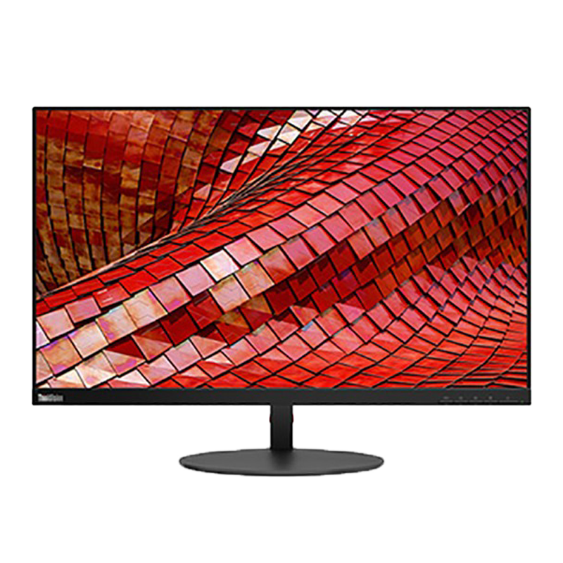 联想 ThinkVision P27i-30 27英寸 FHD 高清 旋转升降显示器（VGA+HDMI+DP接口）三年保