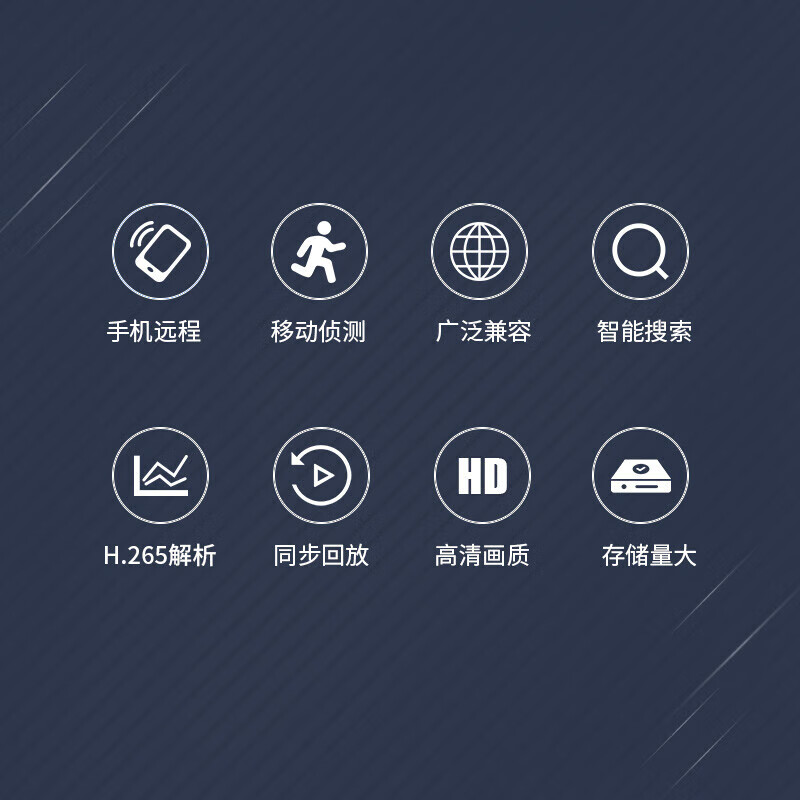 海康威视安防设备录像机网络监控硬盘录像机4路双盘位poe DS-7804N-R2/4P(C)(标配) 企业业务