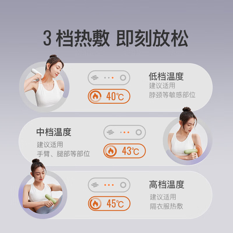 Keep户外 筋膜枪肌肉放松按摩仪舒缓按摩器送礼实用G2 air活力白/个
