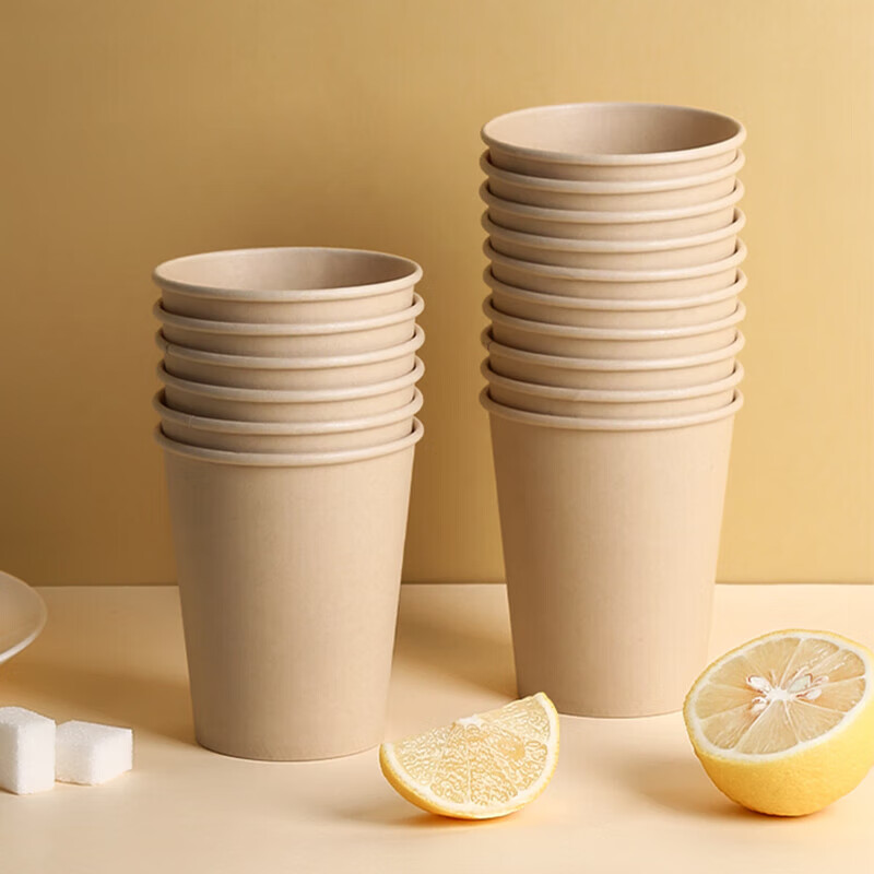WEIKEQI加厚一次性纸杯 杯子 250ml 100只装