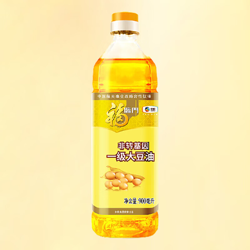 福临门900ml非转基因一级大豆油