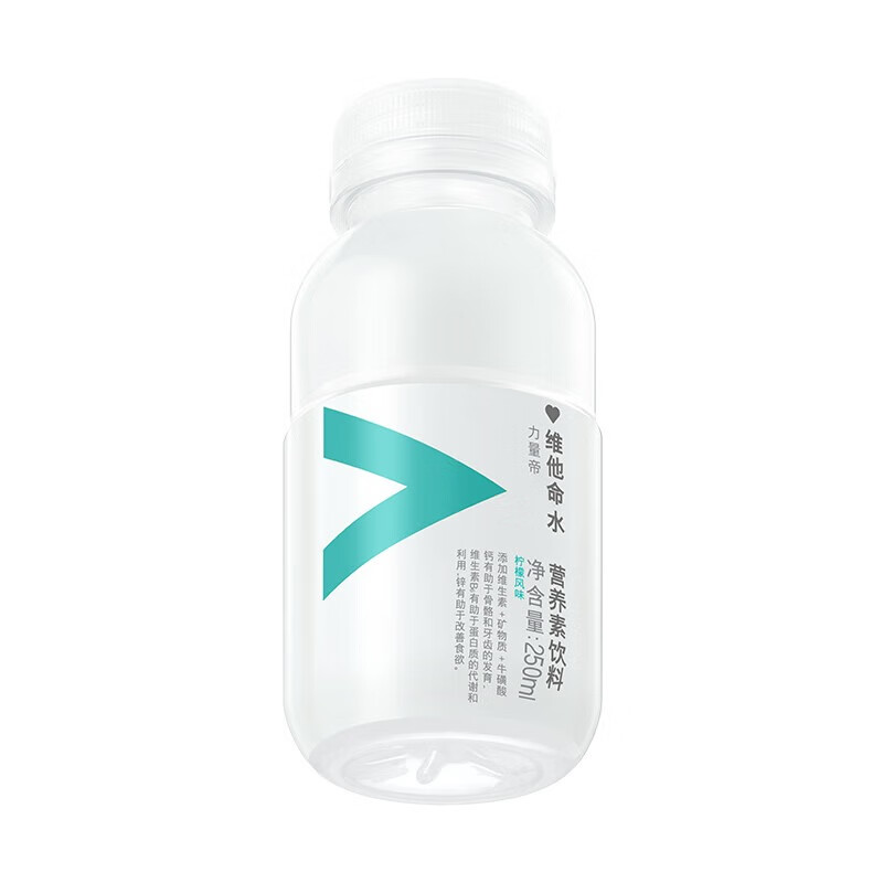 农夫山泉 力量帝维他命水 柠檬风味 功能饮料 250ml*12瓶 量贩装
