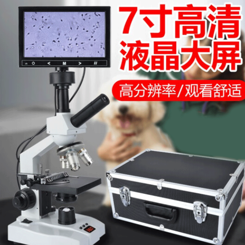 骏疆显微镜 恒温 黑色