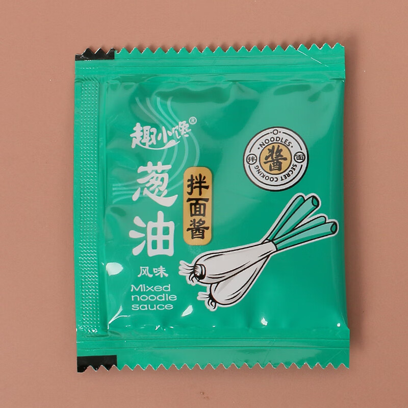 趣小馋方便面拌面条拌饭下饭酱包懒人宿舍独立小包酱料葱油味12g×60袋