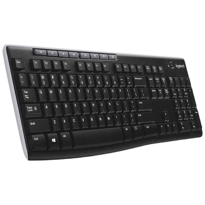 罗技（Logitech） K120有线键盘 USB口电脑笔记本商务办公键盘 全尺寸键盘 K120黑色