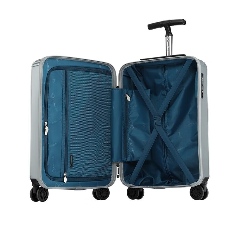 Diplomat外交官行李箱拉杆大容量结实HM-6107星河银20英寸适用短途 