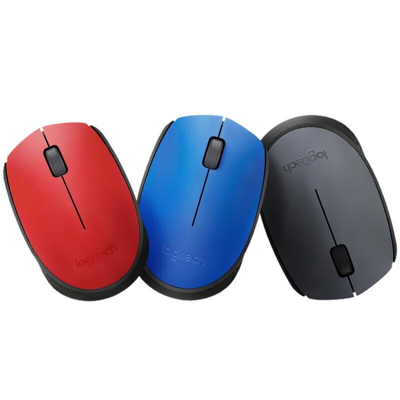 罗技（Logitech） 鼠标M171无线鼠标笔记本电脑商务办公无线光电鼠标 黑