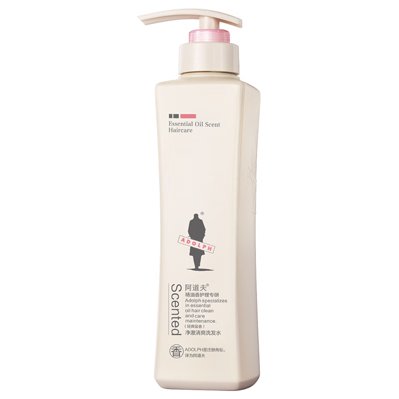 阿道夫精油香护理专研洗发水(净澈清爽)680ml*2 控油去屑洗头膏 2大瓶