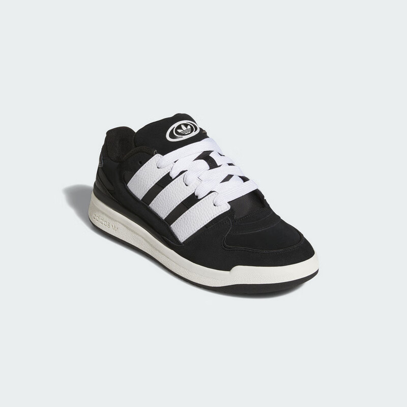 三叶草（Adidas）阿迪达斯ADIDAS 三叶草FORUM2000低帮板鞋JS0996 黑色  42 