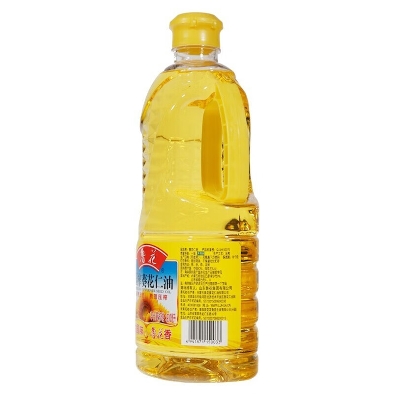 鲁花 食用油 葵花籽油 压榨葵花仁油 煎炒烹炸智享美味 900ml/瓶6