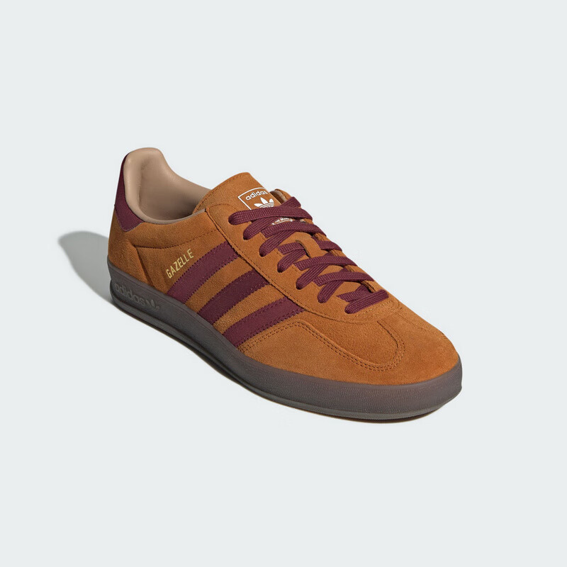 三叶草（Adidas）阿迪达斯ADIDAS 三叶草男女低帮休闲板鞋JH5411 棕色  36.5 