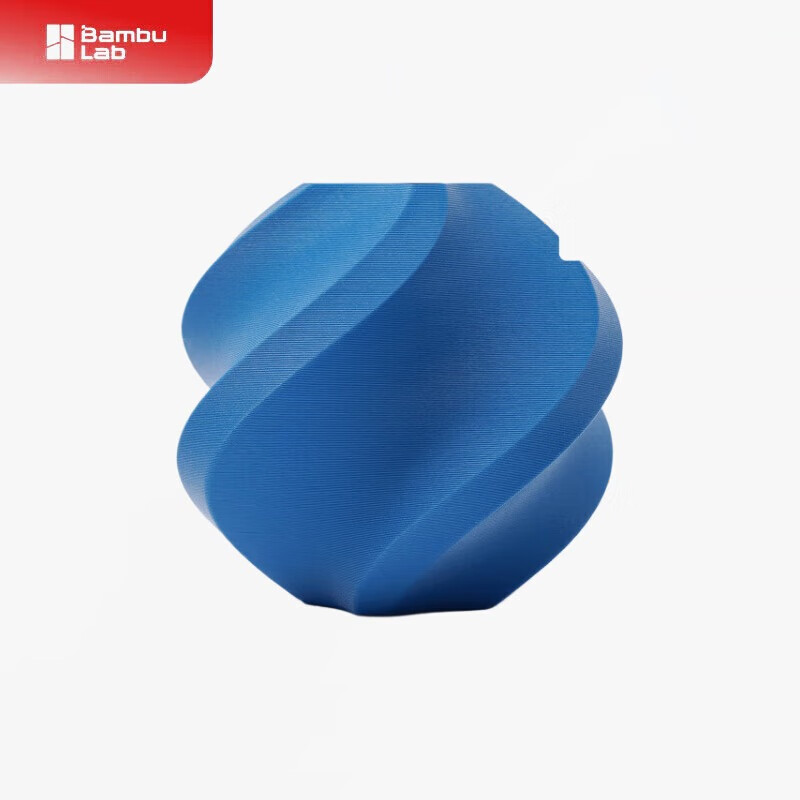 bambulab拓竹3D打印耗材PLA Matte哑光色高韧高速易打印RFID智能识别-净重1kg海蓝色11600含料盘