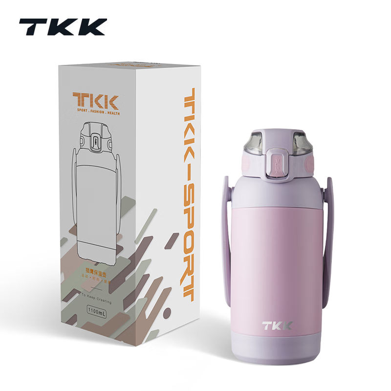 TKK猎鹰大容量保温壶 暮霞紫 1100ML TKK2015 个