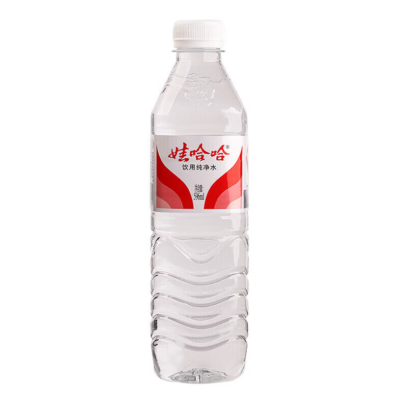 娃哈哈 【2箱】饮用纯净水矿泉水 596ml*24瓶/箱