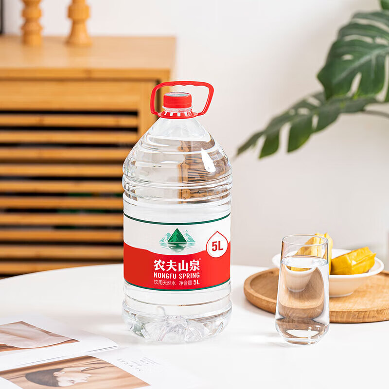 农夫山泉饮用水5L*4桶【纸箱塑膜随机发货】【同城配送】【偏远快递】