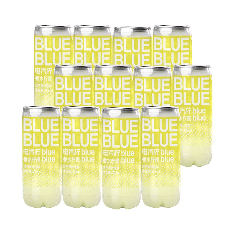 柠檬共和国 LEMON REPUBLIC 香水柠檬气泡果汁饮料柠檬汁维C 300ml*12瓶 0脂肪轻负担
