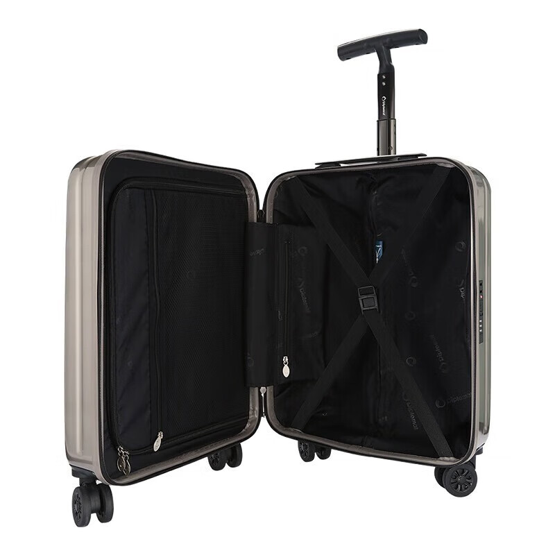 Diplomat外交官行李箱旅行T型时尚拉杆箱HM-23102/23103 象牙金 20英寸