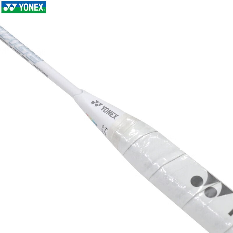 尤尼克斯（YONEX）羽毛球单拍超轻全碳素 NF疾光NTEX 白灰色 白切音效闪击 默认空拍