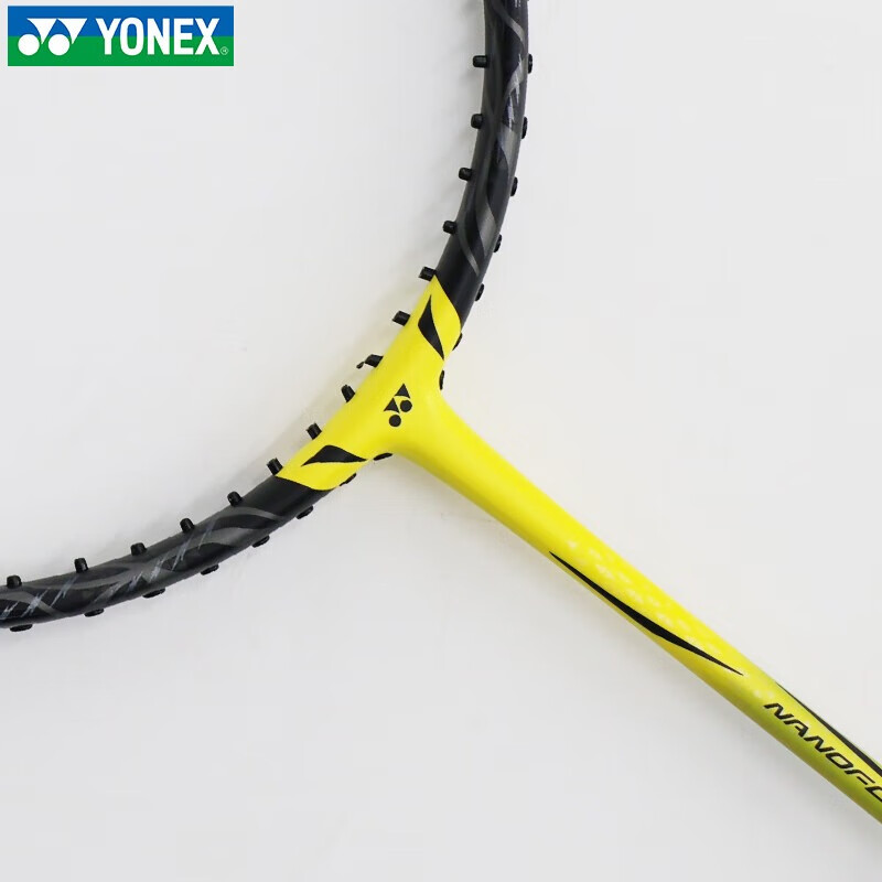 尤尼克斯（YONEX）羽毛球单拍全碳素超轻进攻型 疾光NF1000play闪耀黄4U 默认空拍