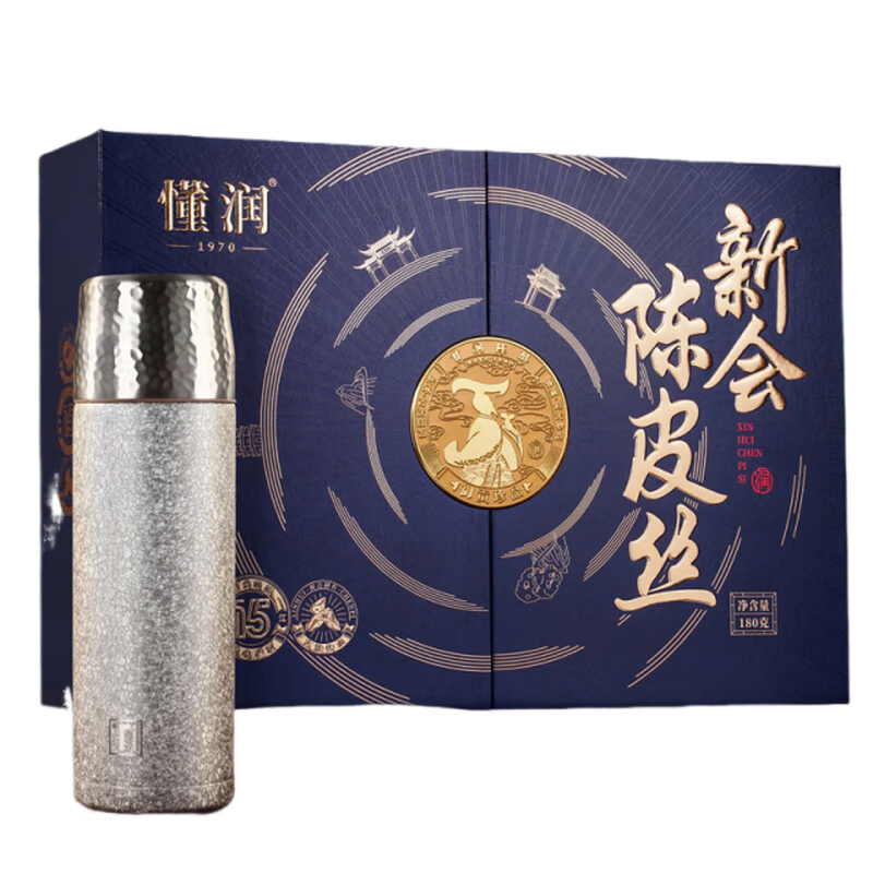懂润新会陈皮丝高级礼盒 180g