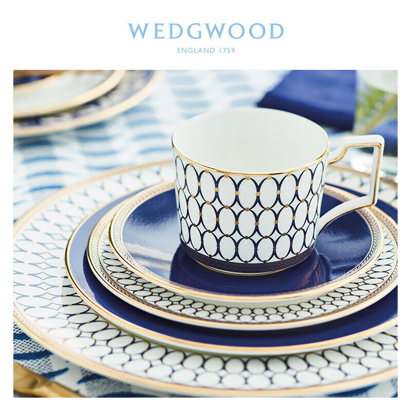 WEDGWOOD威基伍德金粉年华两杯两碟