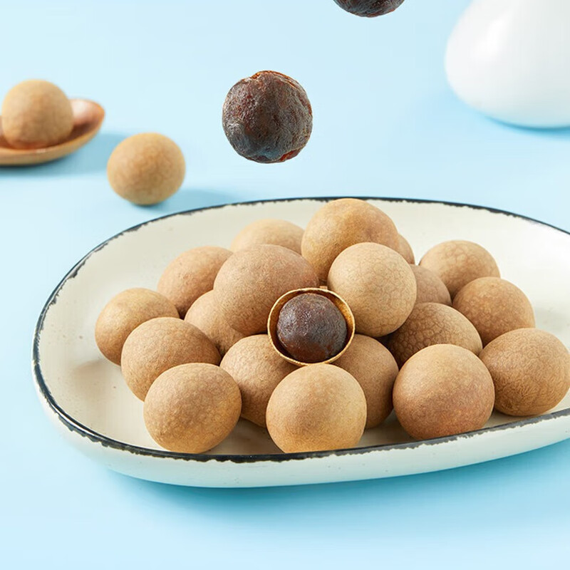 十月稻田 桂圆500g袋装 1斤 龙眼干 桂圆莲子红枣 煲汤泡茶 即食零食