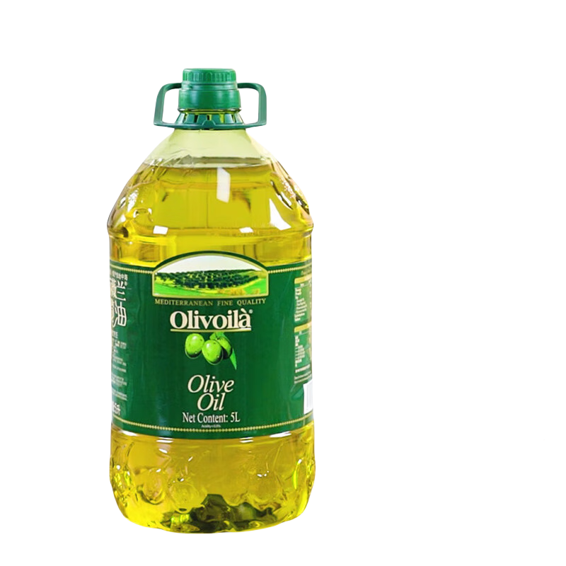 欧丽薇兰中式炒菜烹饪调味食用油 压榨工艺橄榄油 5L*1桶