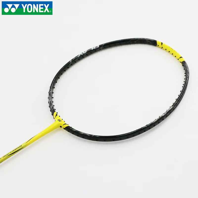 尤尼克斯（YONEX）羽毛球单拍全碳素超轻进攻型 疾光NF1000play闪耀黄4U 默认空拍