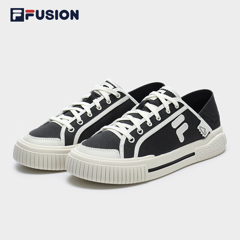 FILA FUSION斐乐官方潮牌帆布鞋女WALLRIDE DX女子潮流运动场下休闲鞋