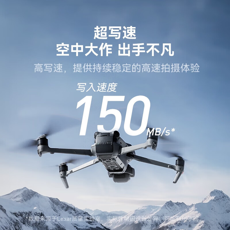 雷克沙（Lexar）512GB TF卡 4K运动相机无人机内存卡gopro手机存储卡MicroSD卡 读205MB/s Silver Plus
